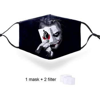 

Mens/Women Clown Antibacterial 2020 3D Print Masks PM2.5 Breathable Washable Male Casual Polyester Comfortable Dustproof Mask