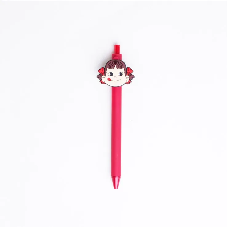 PEKO-chan doraemon Elmo Maruko конфетный цвет, матовый 0,5 мм черная гелиевая ручка для обучения канцтовары шариковая ручка для детей - Цвет: 1