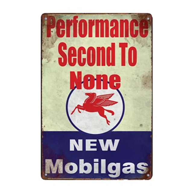 Motor Oil Signs Garage Metal Plaque Gas Station Tin Plate Retro Poster Home Decorative 20x30cm 3650