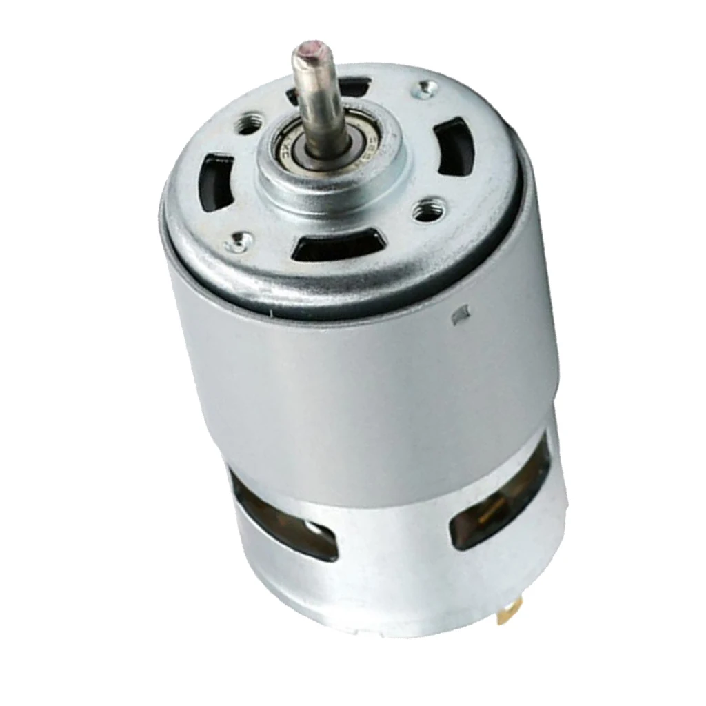 New DC 12V 100W 12000RPM 775 Shaft Motor Large Torque Single Ball Bearing