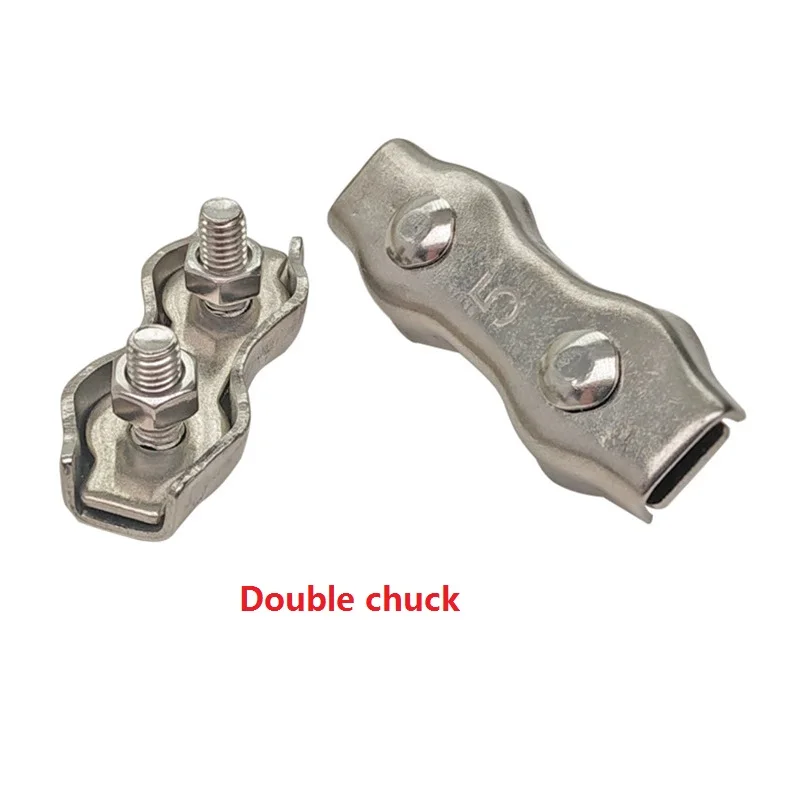Зажимной патрон из нержавеющей стали 304 с одним зажимом и Двойным Зажимом Для