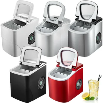 

VEVOR 12kg/24h Portable Ice Maker Machine Countertop Automatic Household Mini Electric Ice Cube Making Machine for Milk Tea Shop