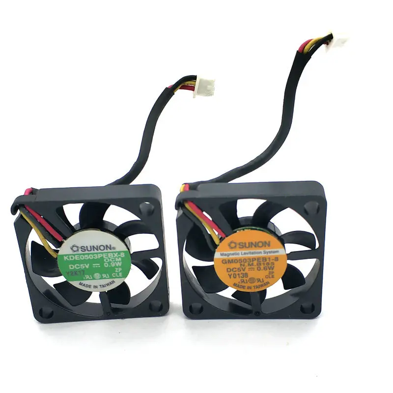 Для SUNON KDE0503PEBX 8 3006 5V 0 9 W 3 проводной охлаждающий вентилятор 30*30*6 мм