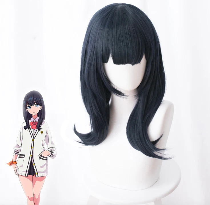Аниме SSSS. Gridman Косплей парики Rikka Takarada женские термостойкие синтетические волосы Косплей на Хэллоуин, Рождество парики