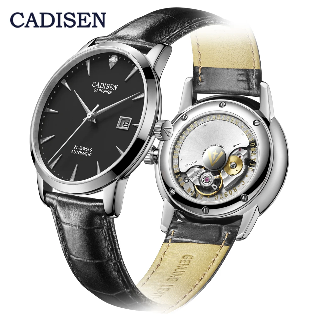 CADISEN Brand Automatic Mechanical Men Watch Business Casual