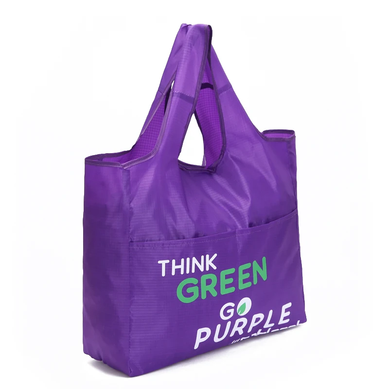 Зеленые многоразовые сумки для покупок Женская Складная сумка Портативная ткань эко продуктовый мешок складной большой емкости сумки