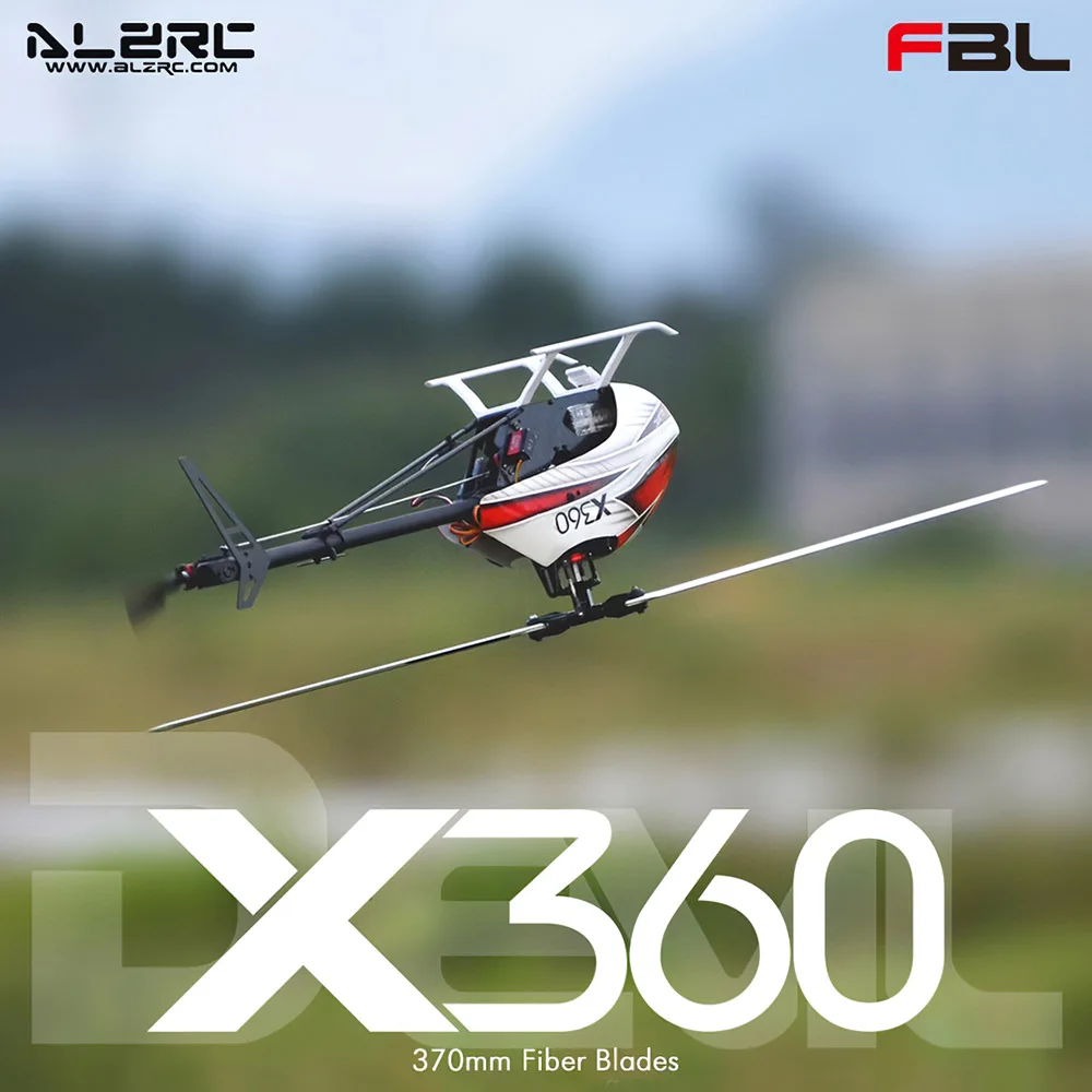 ALZRC X360 FBL 6CH 3D Летающий вертолет Супер комбо с 2525 мотором V4 50A бесщеточный ESC сервопривод и Радиоуправляемый Дрон игрушки