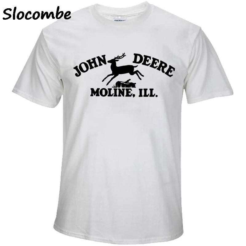 

2017 The latest John Beer \ Tractor Deere 3D Printed Men's 100% Cotton T Shirts High Quality O-Neck Short Sleeve Tee