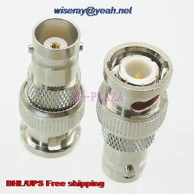 DHL/EMS 200 шт адаптер BNC штекер BNC c прямым разъемом RF коаксиальный с одной гарантией года-a4