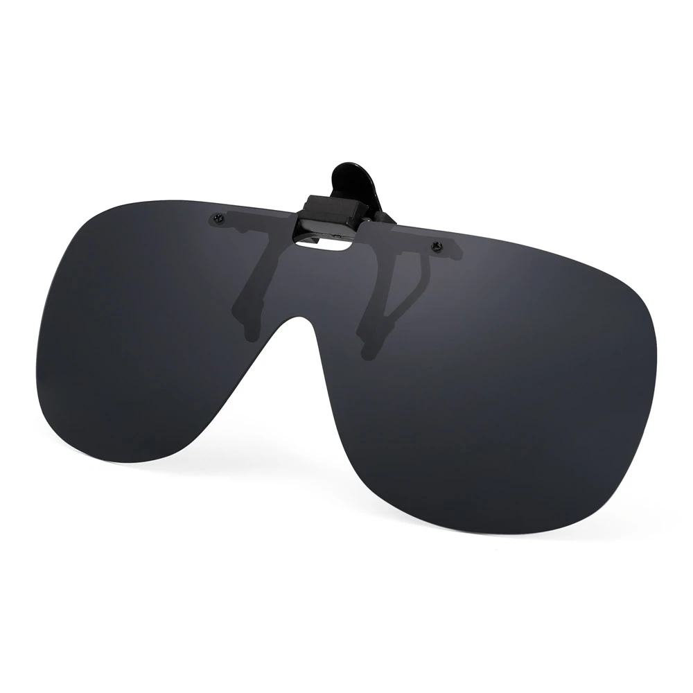 Polarized Clip On Sunglasses Fashion Round Women Men Filp up Sunglasses UV400 big round sunglasses