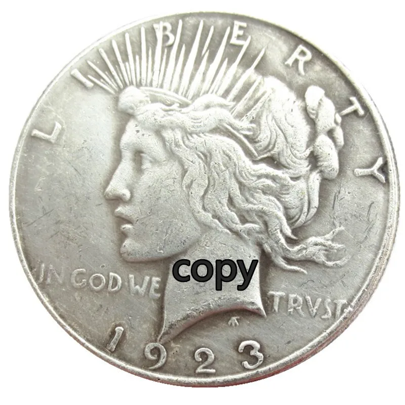 

United States 1923-s Silver Plated Peace Dollar Copy Coins