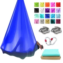 Предварительно фитнес 5 метров Йога Комплект гамака высокое качество высокая прочность Йога антенна нейлон W/Маргаритка цепи и карабины