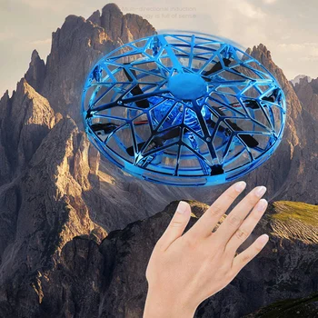 

Rollable Wrapable Magic Hand Flying Mini UFO Aircraft Drone Kids Electric Electronic Toys Sensing Induction Drone KIds Gift