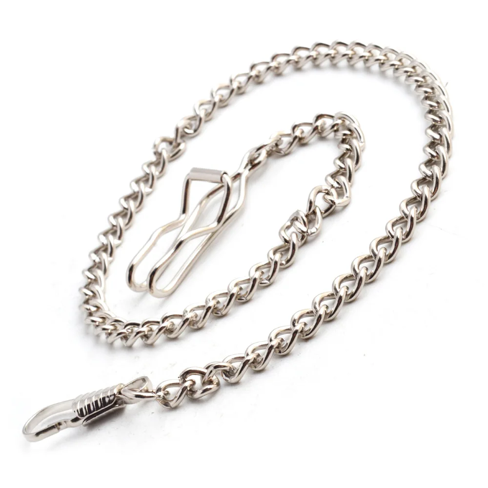

New Vintage Silver/Bronze/Black/Gold Alloy Chain for Fob Albert Pendant Pocket Watches Holder Quartz Pocket Watch Pendant Chains