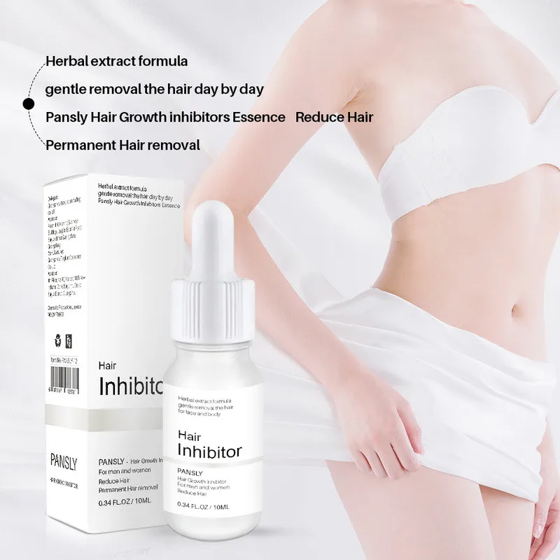 Facial Leg Pemanent Hair Growth Inhibitor Oil Hair Removal Painless