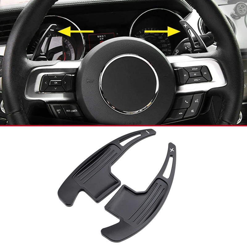 Для Ford Mustang 2015 2019 алюминиевый руль Шестерня сдвиг весло расширение аксессуары