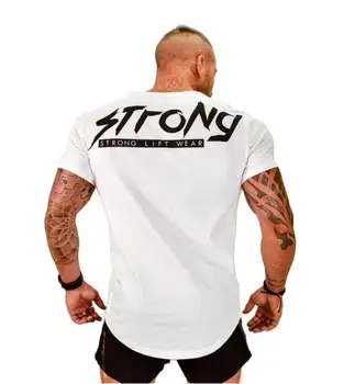 

Mens Summer style Fashion personality t Shirt Bodybuilding Muscle male Leisure Short sleeves Slim fit Shirts Tee tops clothing