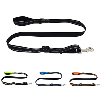 

Pet Dog Reflective Leash Rope Summer Breathable Padded Handle Leashes Traction Rope for Dog Puppy Outdoor Walking Suuplies new