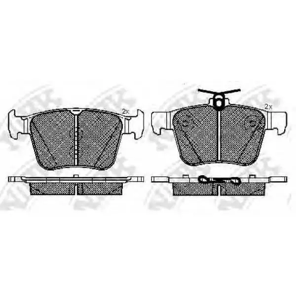 Колодки дисковые задние\ Audi A3, VW Golf VII 1.2TSI-1.8TFSI/2.0