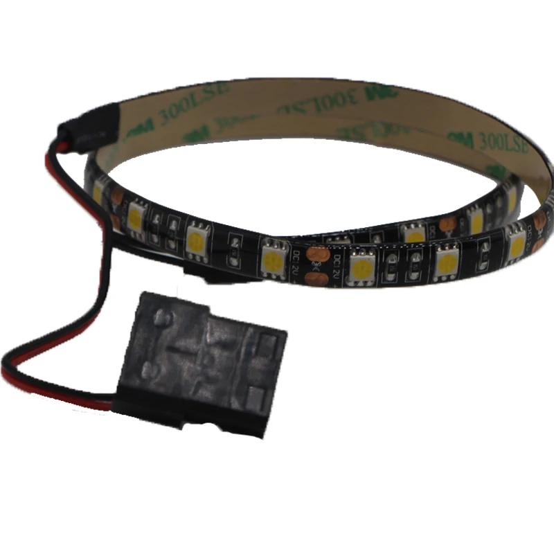 

SATA Interface 5050 black pcb waterproof LED Strip Light 60LEDs/m monochrome Diode Tape Full Kit for PC Computer Case LED strip