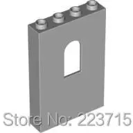 * Стена 1x4x5 W/погнутый разрез Y1044 10 шт. Сделай Сам просвечивающий блок кирпич часть