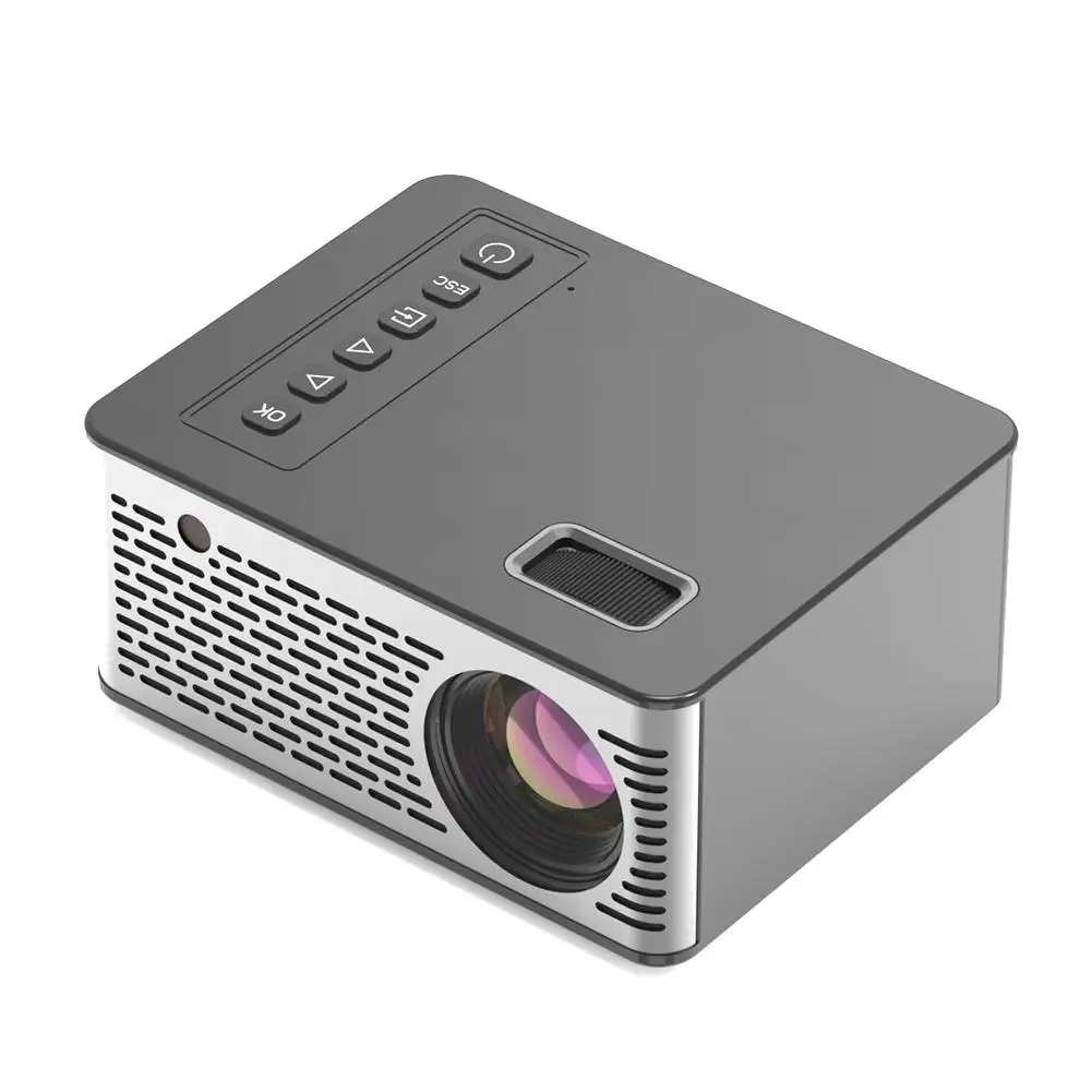 UC26 проектор портативный видео мини-проектор HD светодиодный домашний мультимедийный кинотеатр короткофокусный объектив проектор USB AV HDMI вход