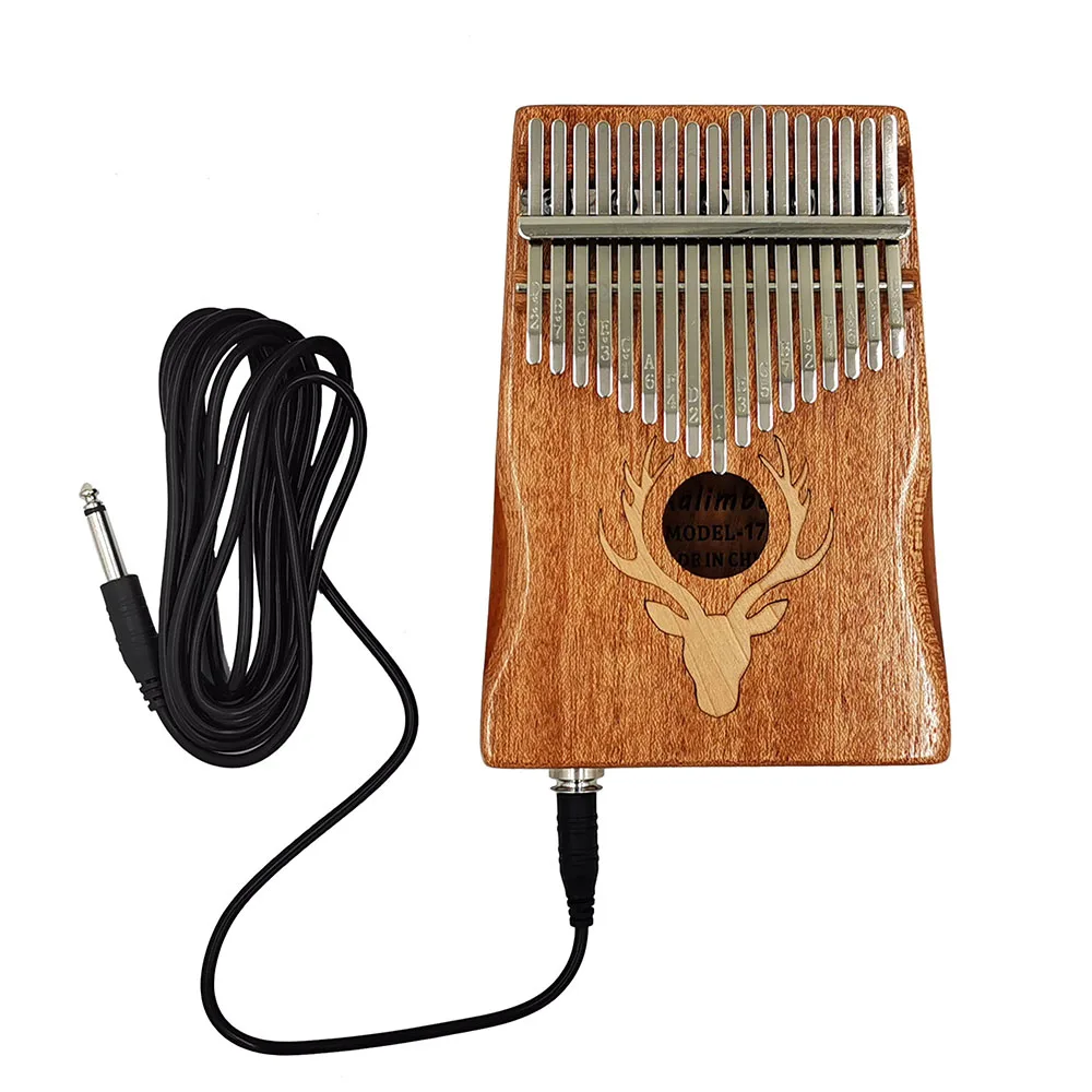 17 клавиш Электрический Kalimba большой набор для фортепиано Портативный клавиатура