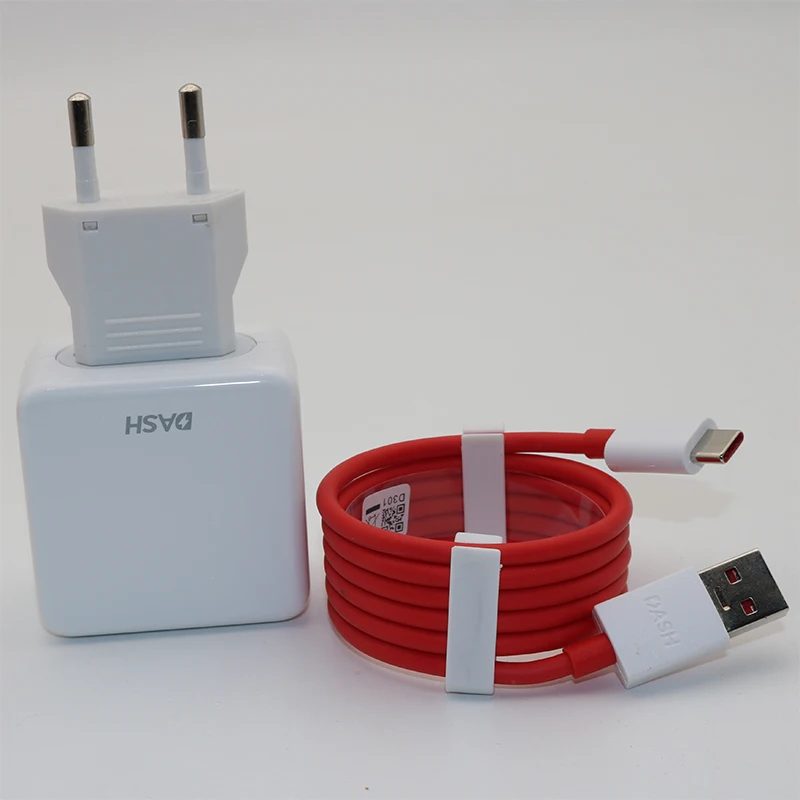 Oneplus Dash Зарядное устройство 5V4A для One plus 6 5/5 T/3/3T тире зарядный адаптер 1 м круглый Dash USB зарядка Тип C кабель - Тип штекера: EU charger x cable
