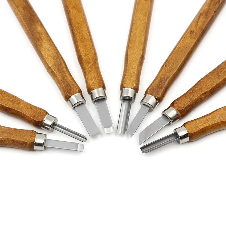 Набор ножей для резьбы по дереву 14 см 3 12 шт.|set cutter|set diyset hand tools |