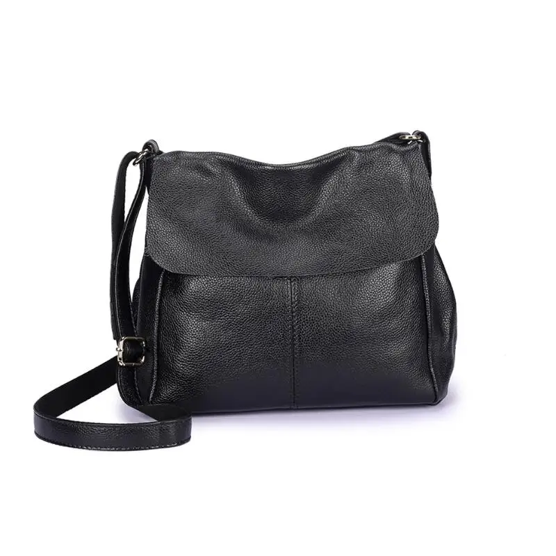 ABL-8965 Black Сумки San maries женская сумка-тоут женская повседневная хозяйственная сумка через плечо шоппер ручные сумки для женщин сумки-мессенджеры Сумки из натуральной кожи Большие - Цвет: ABL-8965 Black
