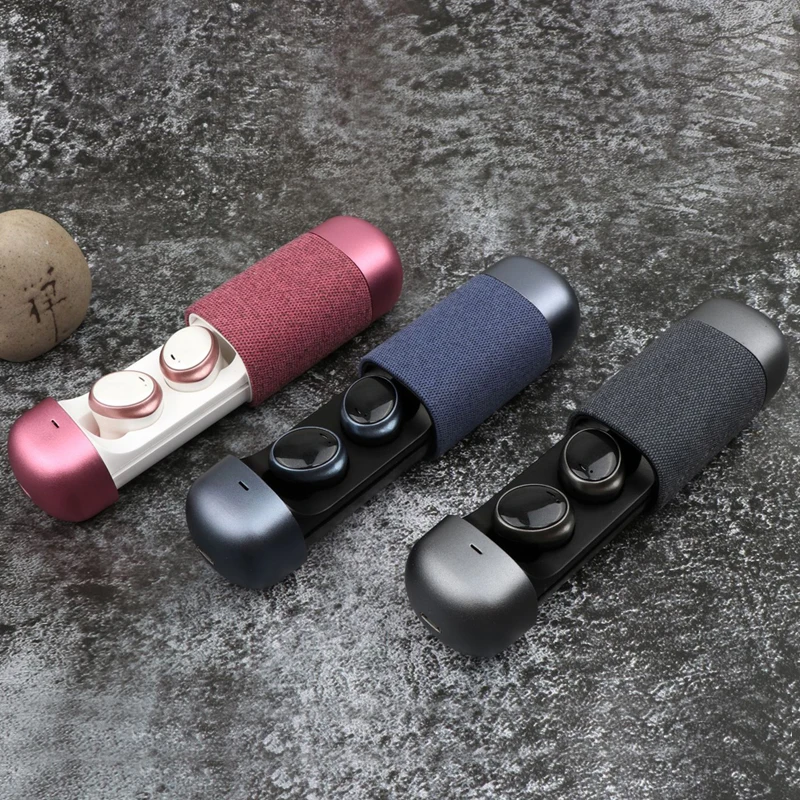 Многоцветный TWS 206 Беспроводные Bluetooth 5,0 наушники гарнитура стерео вкладыши мини наушники спортивные вкладыши Ткань зарядное устройство коробка PK F9 i12 i15 по DHL - Цвет: Многоцветный