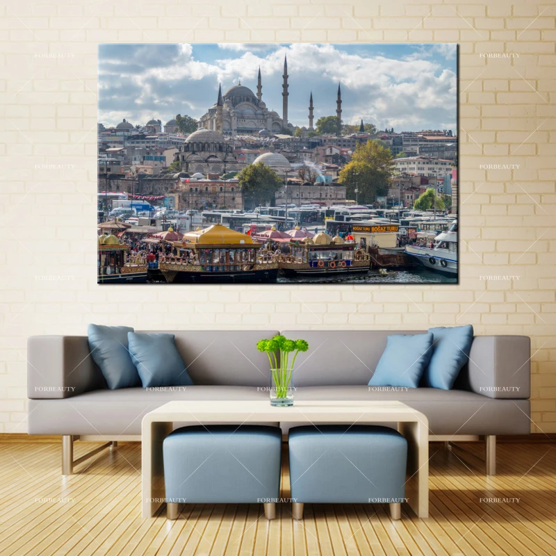 

Forbeauty Canvas Painting istanbul Spray Printing Waterproof Ink Home Decor
