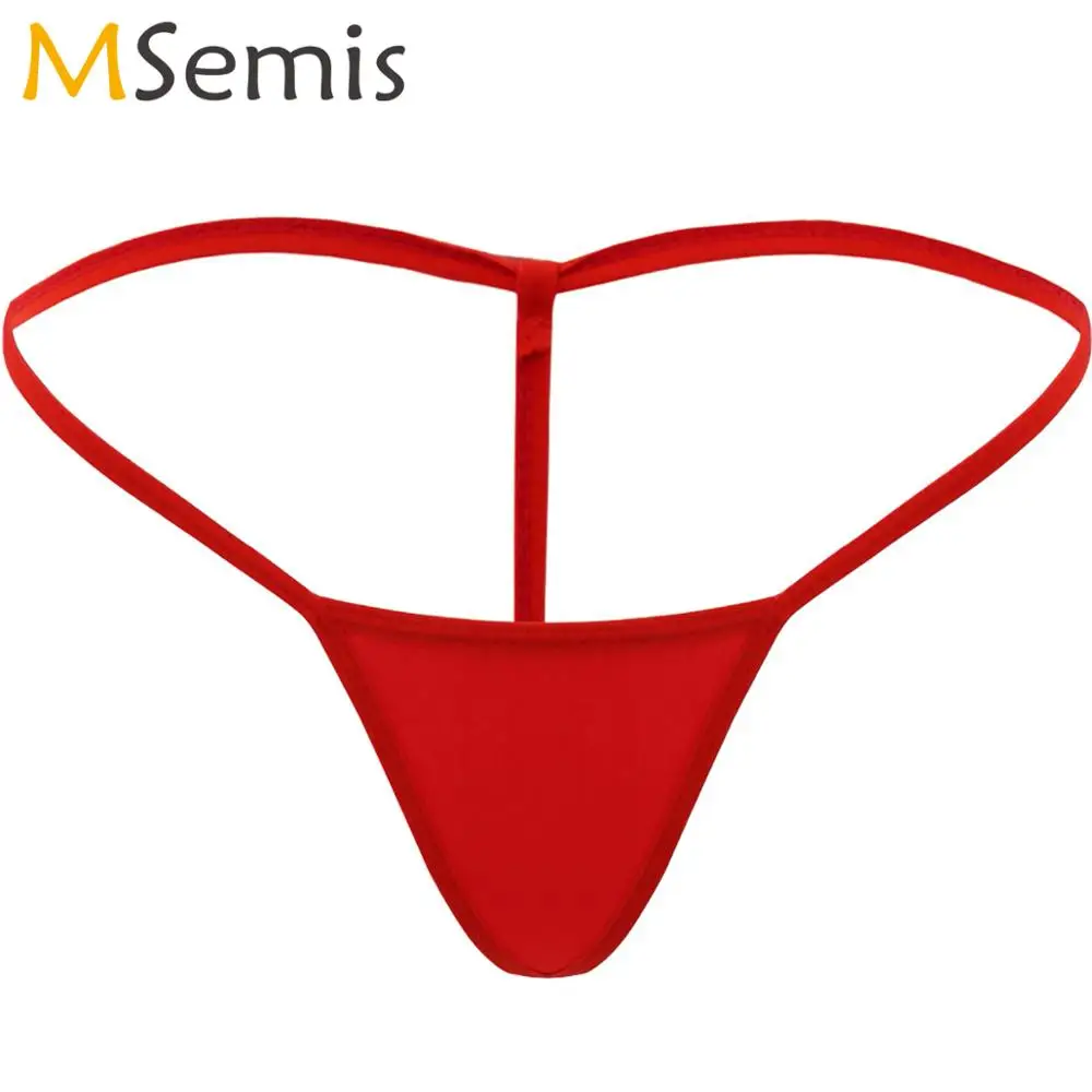 Женские трусики MSemis микро Танга сексуальные бикини стринги экстремальные мини