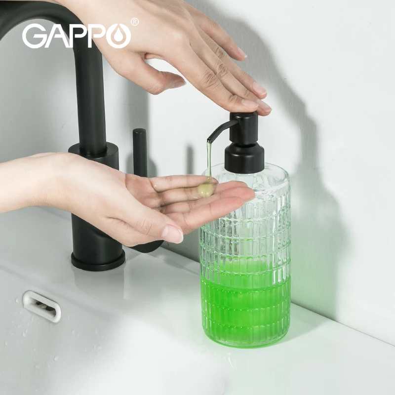 GAPPO Lotion Soap Dispenser Bottle Pump Kitchen Accessories Hand Press Bathroom Liquid Dispense Fashion Glass Soup Holder | Обустройство