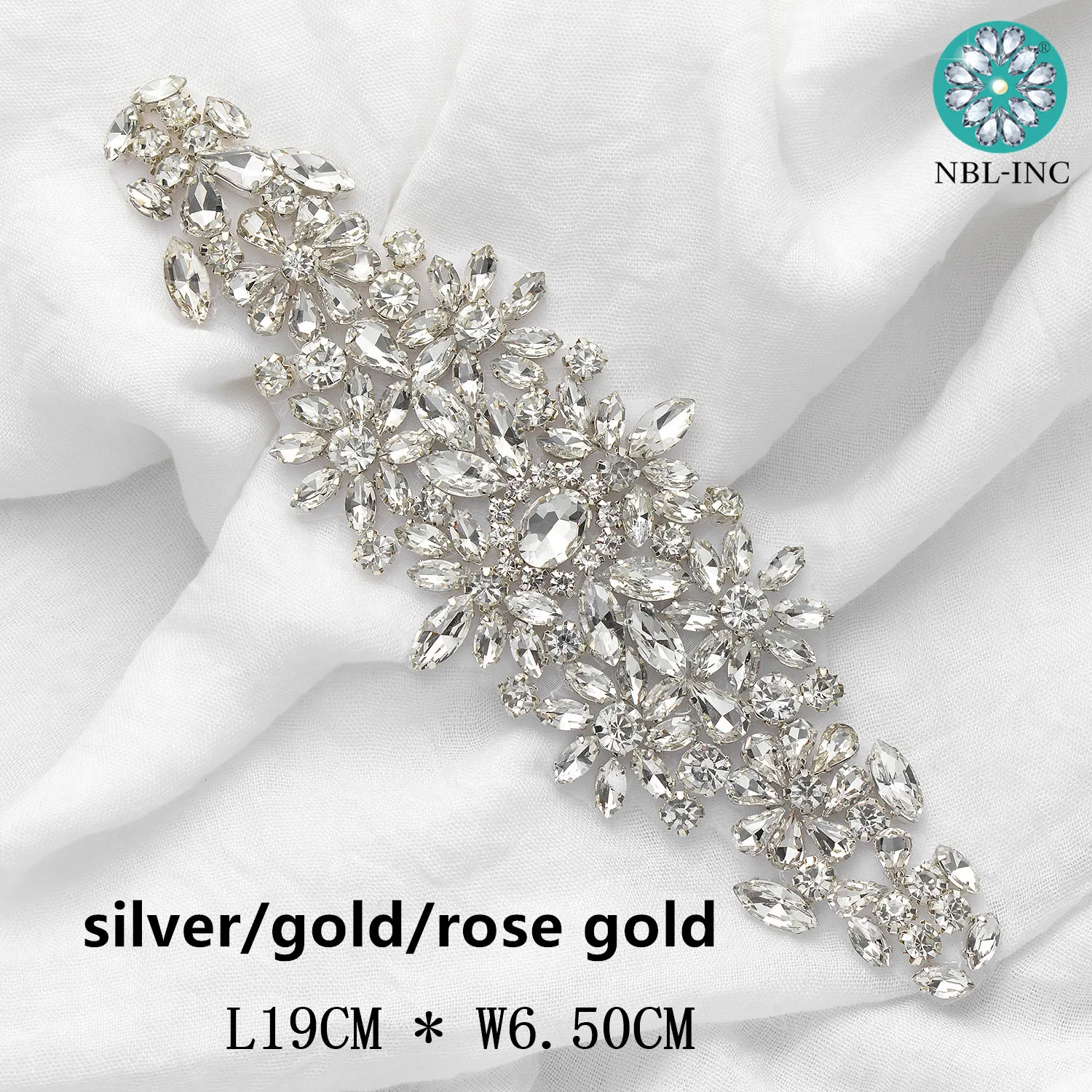 (1 шт.) свадебный пояс с серебряными кристаллами Стразы ремень для свадебного