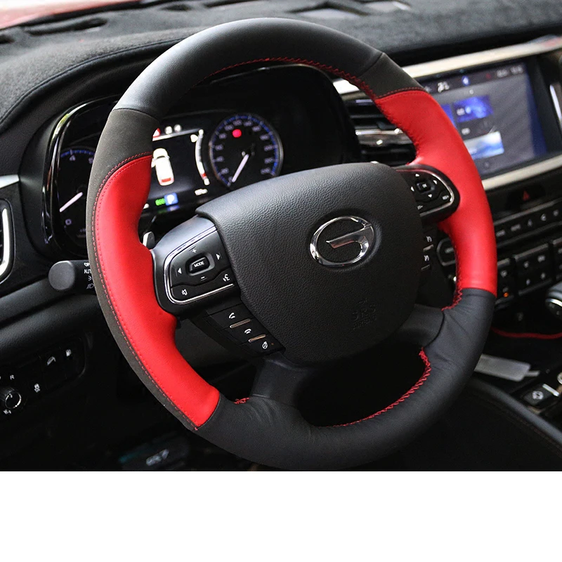 Lsrtw2017 for Trumpchi Gs3 Gs7 Gs8 Car Steering Wheel Cover Trims Protector Interior Accessori