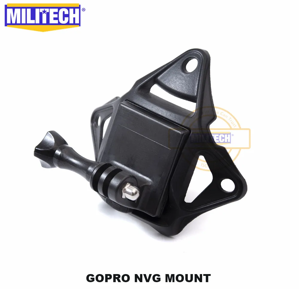 MILITECH Gopro Крепление Arm Go Pro Hero NVG держатель для баллистических страйкбол игровой шлем