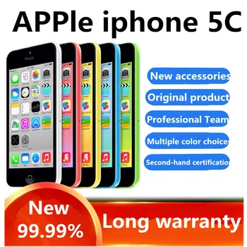 

Original Unlocked For Apple iPhone 5C Dual Core 4.0" Mobile Phone 8GB/16GB/32GB ROM IOS GPS WCDMA 3G Used Smartphone Cell Phone