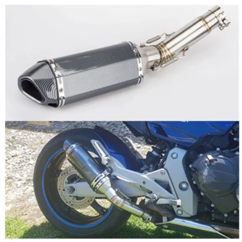 Выхлопная труба мотоцикла и Соединительная для Honda CB600F Hornet CBR600F 2007 2013 600 выхлопная
