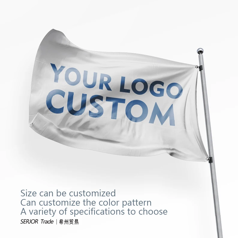 

Commercial show the family decorates a festive party party demonstrations Color flags custom LOGO and design