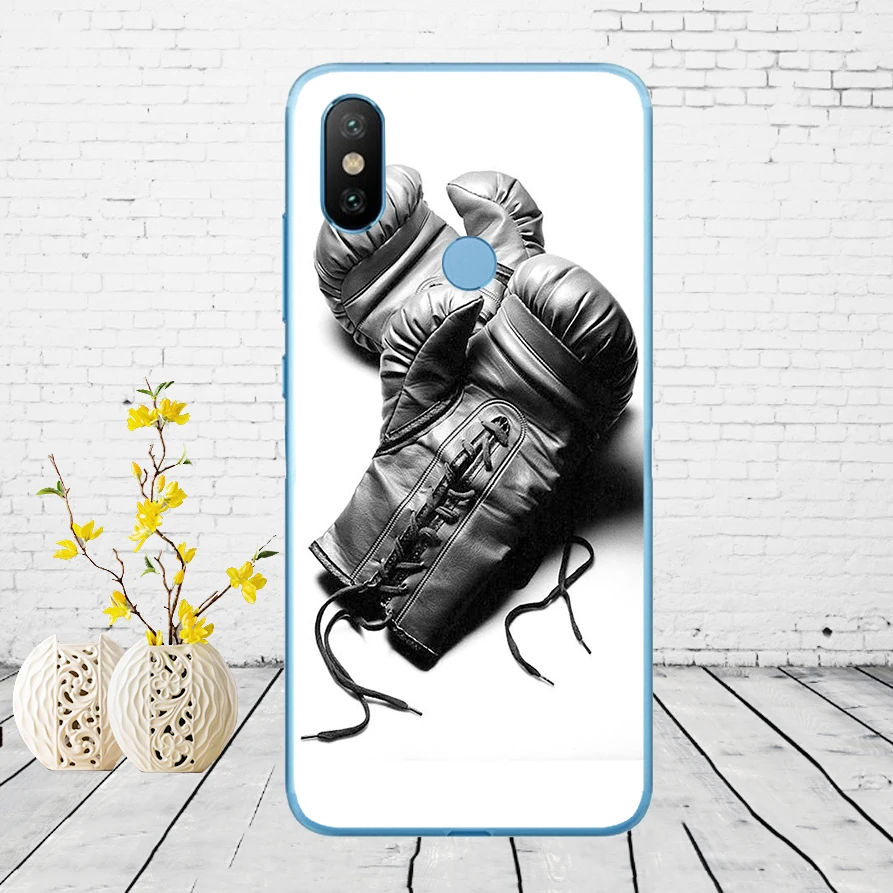 50DD Muay тайская борьба бокс Мягкий силиконовый чехол для Xiao mi Red mi 6 6a mi 8 a2 lite note 5 6 pro 7 Case