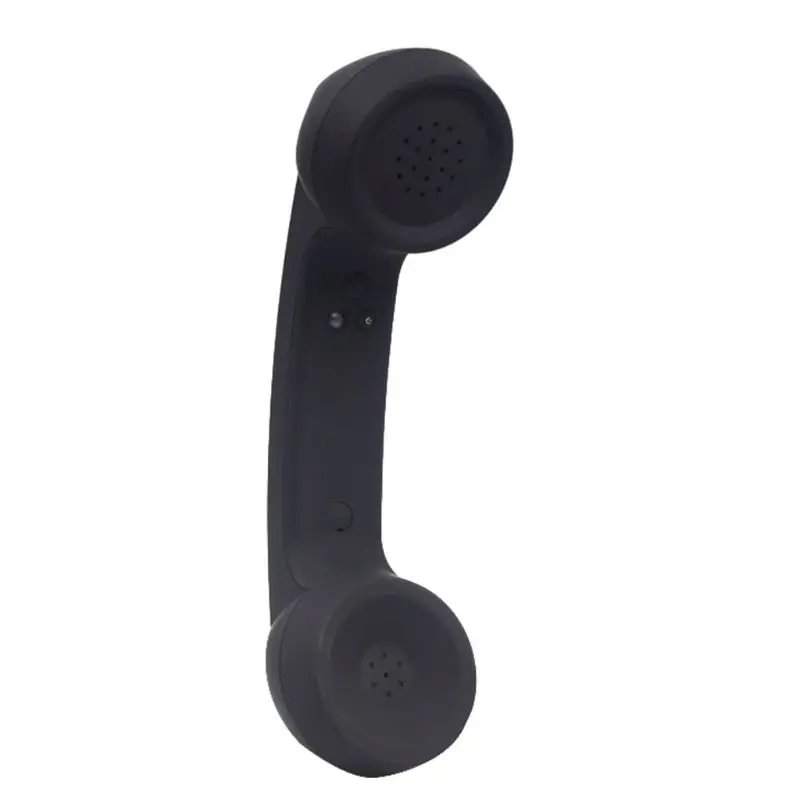 OOTDTY Беспроводная Bluetooth 2,0 Телефонная трубка в стиле ретро приемник наушники для телефонных звонков - Цвет: Черный
