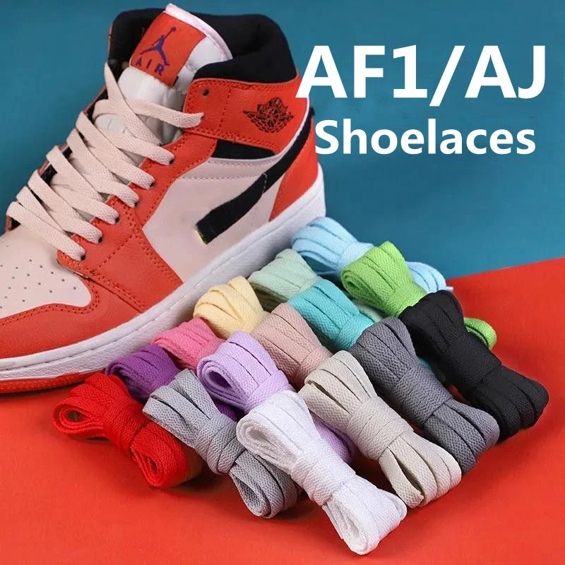 Cordones zapatillas de deporte AF1/AJ, cordones para zapatos planos clásicos, y negros, Converse, Nik Air Force 1, novedad 2022| | - AliExpress