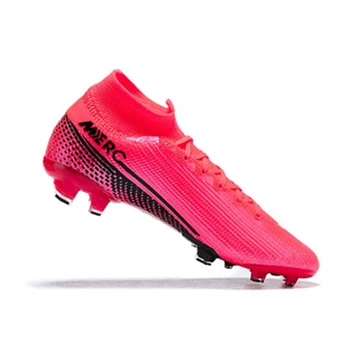 

Best Seller Kids Superfly 7 Elite FG Football Boots High Ankle Women Soccer Shoes Cleats,Free Shipping