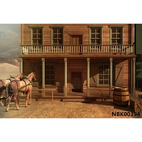 Yeele Saloon Barn Horse USA West Cowboy фон винтажные Детские вечерние фоны для портретной фотосъемки для фотостудии из винила - Цвет: NBK00394