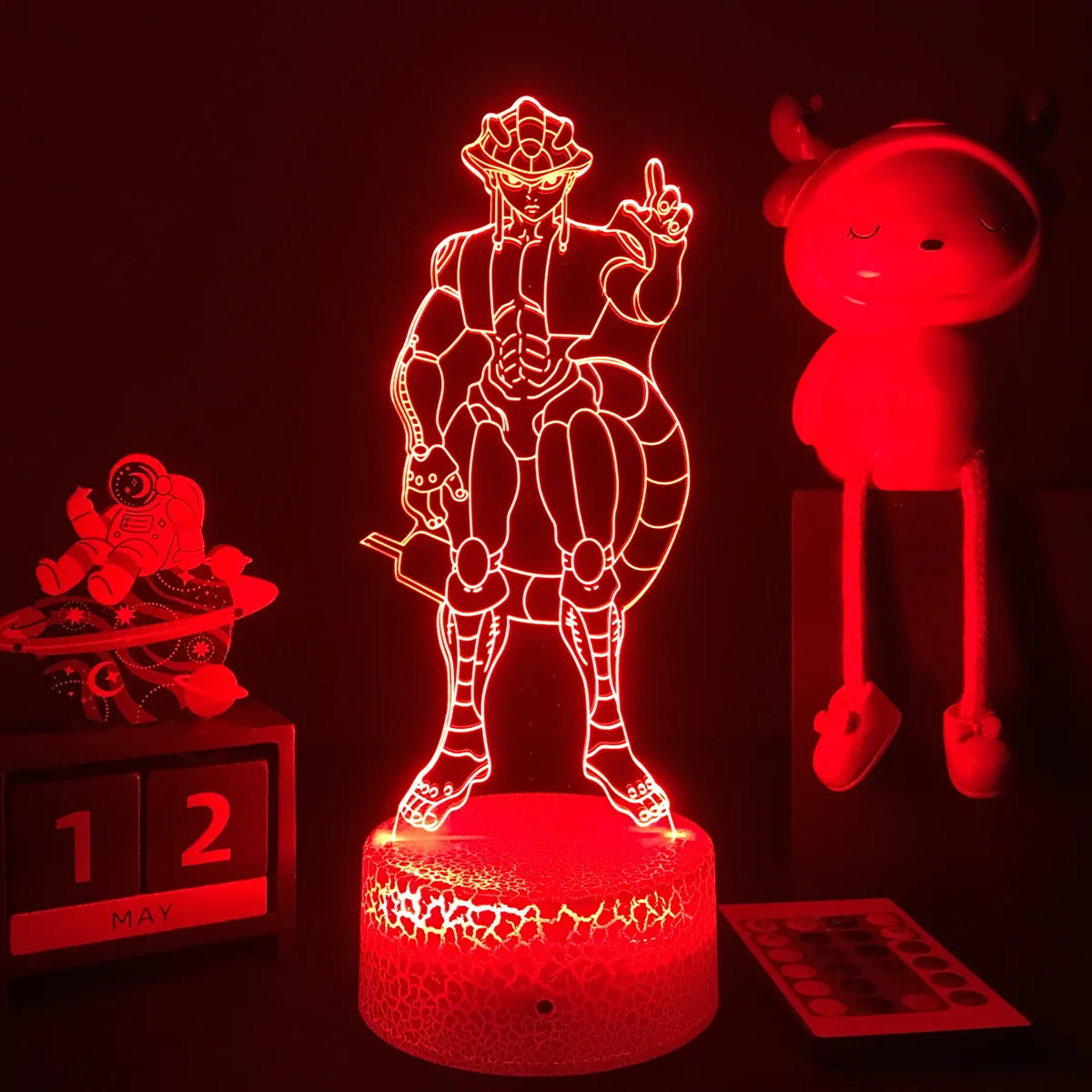 night table lamps Anime Hunter X Hunter 3D LED Nightlight Ant King Meruem Figure for Bedroom Decor Bedside Lamp Birthday Gift HxH Dropshipping night light for bedroom