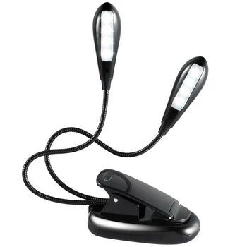 

8 LED USB Mini Night Light Clip on Book Reading LED Table Lamp Eye Care LED Table Lamps Charging for Kids Gifts