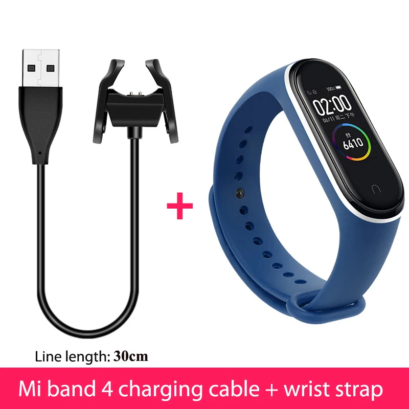 3460 USB зарядное устройство для Mi band 4 nfc Зарядка без разборки ремешка для xiaomi mi band 4 Replacemet ремешок Силиконовый браслет - Band Color: 3460