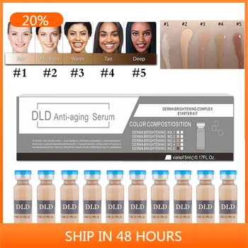 

10pcs/Set BB Cream Brightening Serum Natural Nude Makeup Foundation Facial Skin Treatment Beauty CC Cream