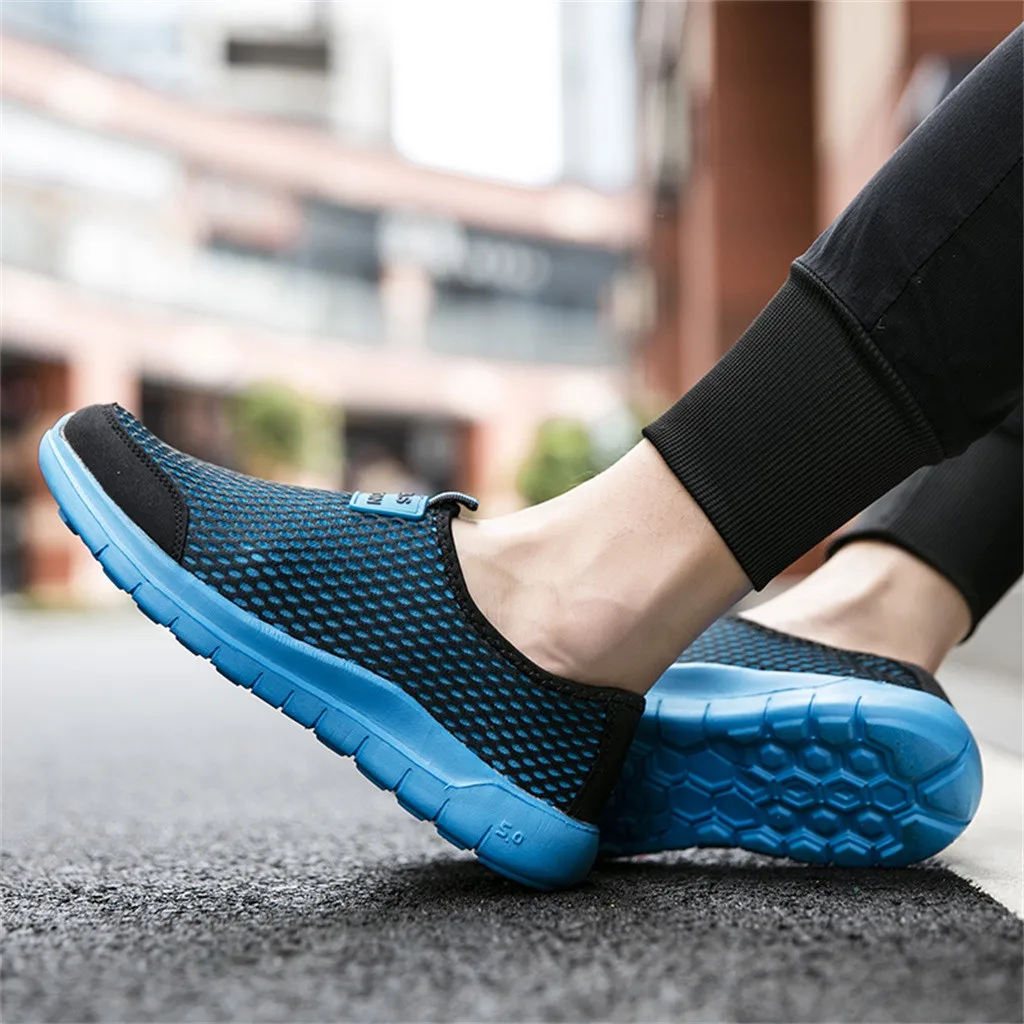 KANCOOLD Running Shoes Men Sneakers Wild Mesh Cloth Athletic Comfortable Lightweight Walking Leisure Sports Board Shoes 109#4